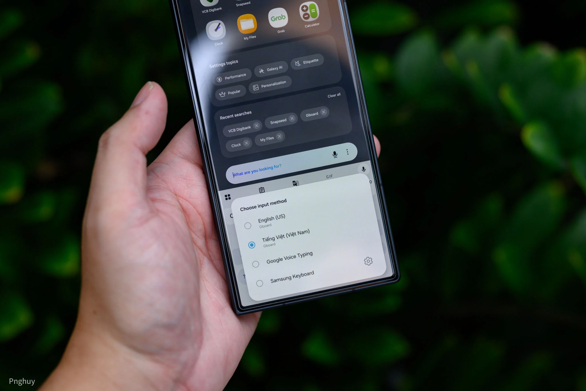 Gboard cho điện thoại Samsung 
